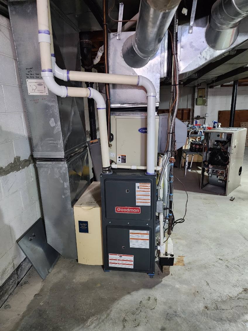 Heating system and vent piping