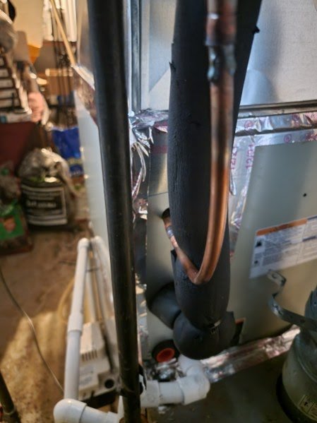 Heating installation detail