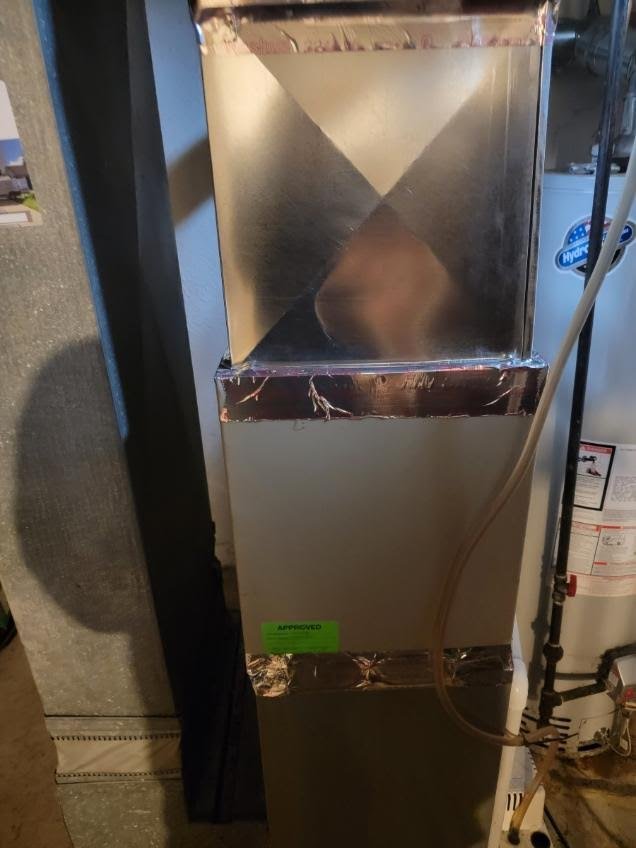 Metal ductwork connection